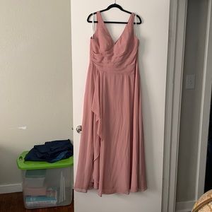 Dusty rose, bridesmaid dress, worn once!